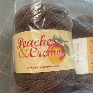 Peaches and cream, cotton yarn
